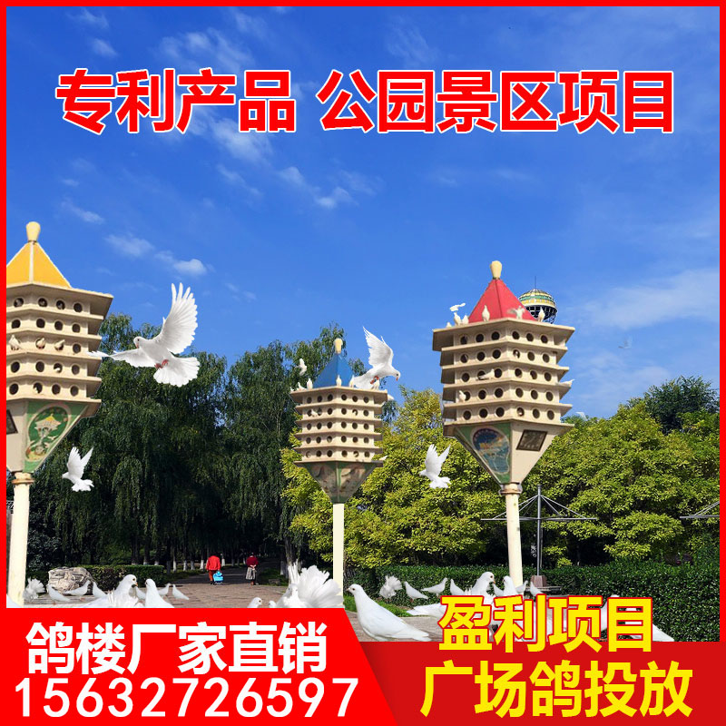 沧州市狮城鸽楼景观工程有限公司-投放广场鸽/生产鸽楼/空中鸽楼/鸽子